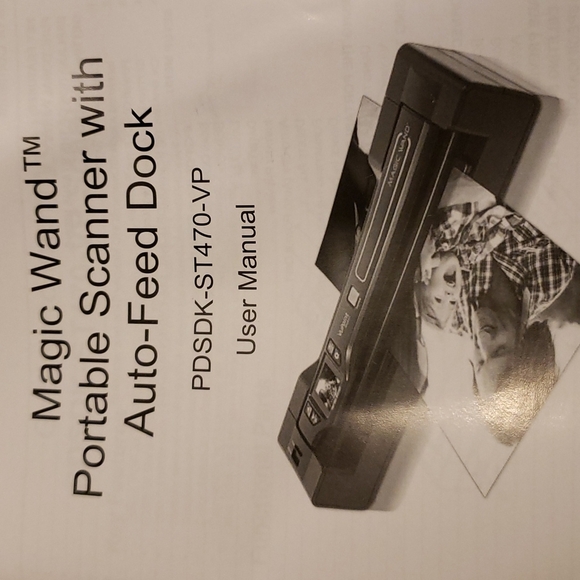 MAGIC Wand portable handheld scanner by VuPoint and auto-feed dock, powerful - Picture 2 of 2